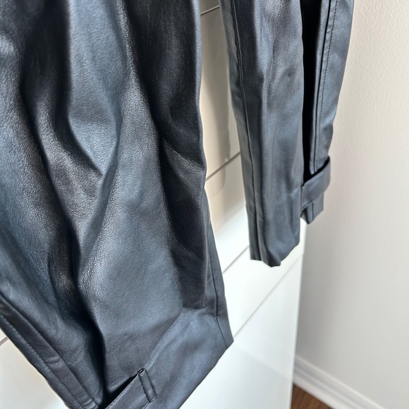 Mango Soft Faux Leather Pants - Picture 2 of 6
